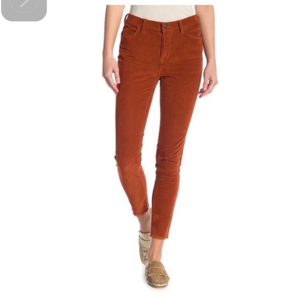 We The Free Burnt Orange Corduroy Skinny Pants